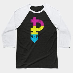 Pansexual Symbol LGBT Pride Baseball T-Shirt